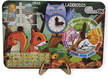 Õppemäng kalender PuzzleOK eesti keel