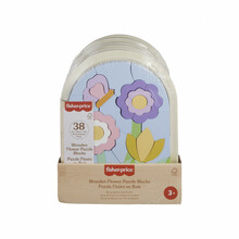 Puidust pusle Fisher Price lilled HXT97, 38 tk