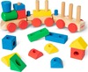 Puidust mänguasi Melissa & Doug rong kujunditega
