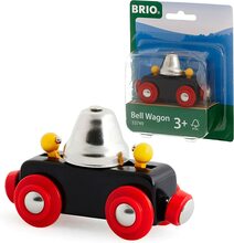 Puidust rongivagun Brio Bell Wagon 33749, must/punane
