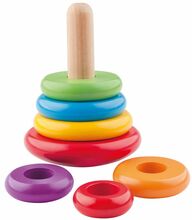 Puidust mänguasi Woody Eco püramiid - sorteerija 90003