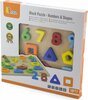 Puidust pusle Viga Block Puzzle Numbers & Shapes 50119