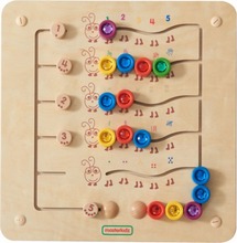 Montessori hariv seinatahvel Masterkidz värvilised röövikud