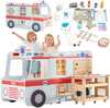 Suur puidust kiirabiauto Viga Toys