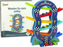 Mäng Lean Toys 6-korruseline autoparkla