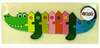 Puidust pusle Lean Toys krokodill 10338