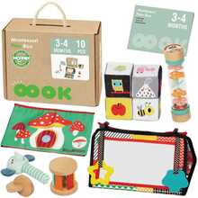 Montessori hariduslik komplekt Woopie Green Box XXL 6in1 FSC