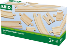 Puidust rööpad Brio Expansion Pack Beginner 33401, pruun, 11 tk
