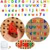 Tähtede komplekt Masterkidz Alphabet 122 tk STEM seinapaneelidele