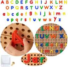 Tähtede komplekt Masterkidz Alphabet 122 tk STEM seinapaneelidele