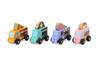Puidust komplekt Viga Food Trucks, 4 autot
