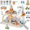 Puidust autoparkla Tooky Toys TOOKY TOY