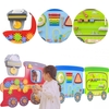 Puidust sensoorne-manipulatiivne tahvel Viga EDU Train 190 cm