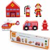 Puidust figuuride komplekt Viga Fire Station 50815