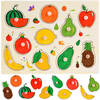 Puidust pusle Jokomisiada FRUIT 10 tk ZA4722