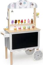 Laste puidust mobiilne pood Viga Toys maiustuste- ja jäätisepood 3in1