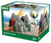 Rongitunnel Brio Adventure Tunnel 33481, hall/punane