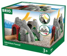 Rongitunnel Brio Adventure Tunnel 33481, hall/punane