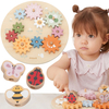 Puidust värvilised spindlid Viga Toys PolarB Montessori