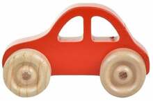 Lükatav mänguasi Wood&Joy Mini Car, 5 cm, punane