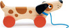 Puidust mänguasi Mentari kutsikas nööriga, 26 cm