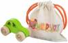 Lükatav mänguasi Wood&Joy Mini Car, 5 cm, roheline