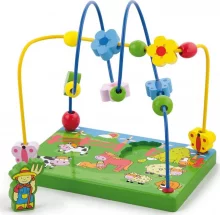 Arendav mänguasi Viga Wire Beads Farm 59664