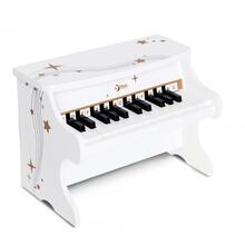 Puidust klaver Classic World, valge