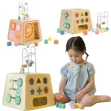 Puidust hariv kuubik 6in1 Classic World