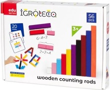 Puidust loenduspulgad Igroteco IG0385, 56 tk