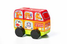 Puidust autod Cubika Happy animals LM-10
