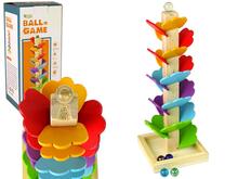 Puidust mänguasi Lean Toys kuulirada