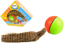 Interaktiivne vannimänguasi Lean Toys pall koheva tuhkrusabaga