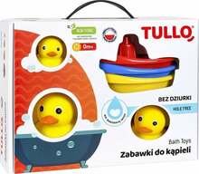 Vannimänguasjade komplekt Tullo Ducklings, kollane, 6 tk