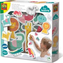 Vannimänguasjade komplekt SES Creative Safari Animals, 14 tk, erinevad värvid