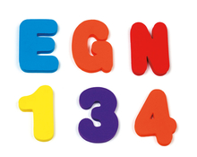 Vannimänguasjad Munchkin tähed ja numbrid 011108, 36 tk