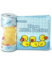 Vannimänguasjade komplekt raamatuga Melissa & Doug Three Little Duckies, kollane/sinine