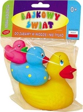 Vannimänguasi Tullo Ducks AM 005A, 3 tk, sinine/kollane/roosa