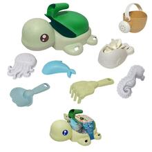 Liiva- ja vannimänguasjade komplekt Woopie Green 8 tk, biolagunev materjal