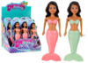 Vannimänguasi Lean Toys keeratav merineitsi, türkiis/roosa, 18 cm