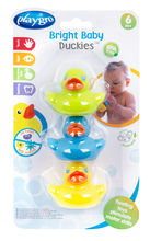 Vannimänguasjad Playgro Bright Baby Duckies 0188411, 3 tk, erinevad värvid