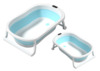 Kokkupandav vann Lean Folding Bathtub Non-slip Feet sinine