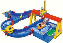 Veejaam AquaPlay ContainerPort 8700001532, sinine/punane/kollane, 104x90 cm
