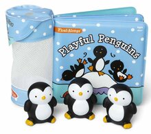 Vannimänguasjade komplekt raamatuga Melissa & Doug Playful Penguins, sinine