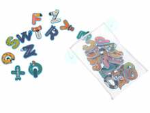 Vannimänguasjade komplekt Letters Animals, 36 tk, mitmevärviline