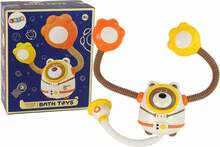 Vannimänguasi Lean Toys Cosmonaut Bear 11505, pruun/valge, patareitoitega dušš