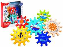 Vannimänguasjade komplekt Jokomisiada Bath Gears ZA3407, 6 tk, erinevad värvid