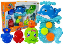 Vannimänguasi Lean Toys mereloomad, erinevad värvid