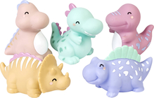 Vannimänguasjade komplekt Saro Baby Happy Dinos SAO0379, 5 tk, erinevad värvid