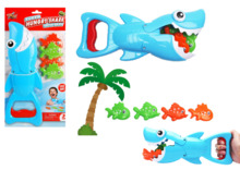 Vannimänguasi komplekt Lean Toys Shark Fish Hunter, sinine